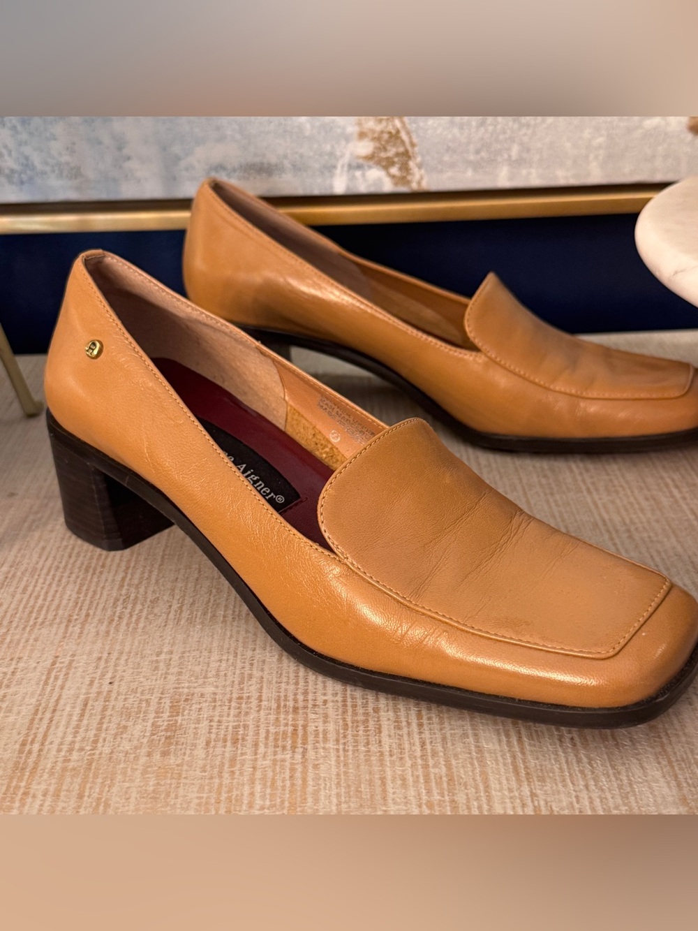Vintage Etienne Aigner Sun Dance
Leather Loafers - 7M